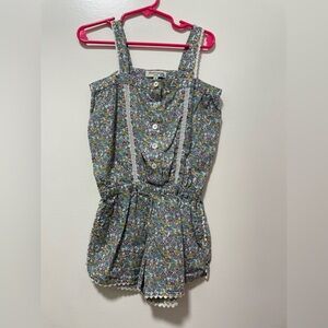 Petite Lucette Floral Romper